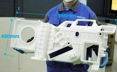 2018 TCT 华曙高科CAMS成型全球最大3D打印尼龙件，引领增材制造新纪元